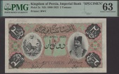 Imperial Bank of Persia, printers archival specimen 2 Tomans, 10 April 1900, black serial number range B125001 to...