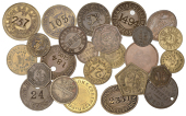 Miscellaneous Tokens and Checks, West Yorkshire, Leeds, Albion G[reenwood] & B[atley] Ltd Works, brass by Ardill,...