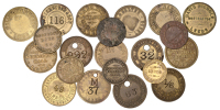 Miscellaneous Tokens and Checks, West Yorkshire, Leeds, Maclea & March, brass, unissued, 31mm; Robert Middleton,...