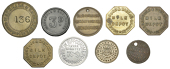 Miscellaneous Tokens and Checks, North Yorkshire, Scarborough, Bar [Congregational] Church, Sunday School, brass,...