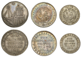 19th Century Tokens, Scarborough, Lord & Marshall, Shillings (2), 1811, 3.63g/12h (D 34), 1812, 3.81g/12h (D 35),...