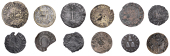 LONDON (City), Bow Lane, Prt. Brailsford, Farthing, 0.65g/6h (N 6673; BW. 374), John Davis, Farthing, 1657, 0.74g/6h...
