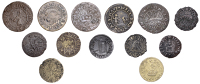 LONDON (City), Cornhill, John Lucas, Halfpenny, 2.38g/9h (N –; BW. 725), John Sweeting, Farthing, 0.40g/12h (N...
