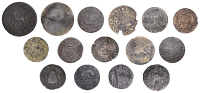 LONDON (Metropolitan Middlesex), Bulwark Gate, Henry Hayward, Farthing, 0.58g/6h (N 8171 rev., different obv.; BW....