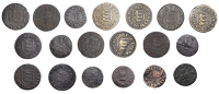 NORFOLK, Great Yarmouth, Borough Farthings (12), 1667 (8), 2.12g/12h (N 3273; BW. 284), 3.03g/12h (N 3276; BW. 285),...