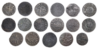 NORFOLK, Great Yarmouth, Edmund Beddingfild, Farthing, 1.67g/3h (N 3314; BW. 300); Thomas Bradford, Farthing, 1655,...