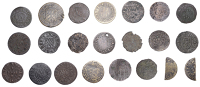 NORFOLK, Norwich, John Hutton, Farthing, 1657, 1.09g/6h (N 3164; BW. 155); T.D.L., Farthings, 1653 (2), 0.96g/12h,...