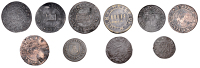 NORTHAMPTONSHIRE, Grendon, Thomas Gawtherne, Farthing, 1.08g/6h (W 28; N 3378; BW. 29); Harringworth, Tho. Bearly,...