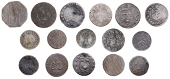 NORTHAMPTONSHIRE, Towcester, William Bell, Halfpence (2), 1.77g/9h (W 153; N 3464, this piece; BW. 158), 1.86g/6h (W...