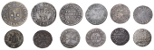 SOMERSET, Wellington, Overseers Halfpenny, 1666, 2.53g/6h (N 4154; BW. 292); Wells, City Farthings (2), 1657,...