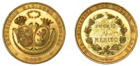 SPAIN, Exposición Regional Leonesa [Léon Regional Exhibition], 1892, a gold award medal by J. Aragoncillo,...