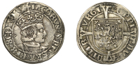 James V (1513-1542), Second coinage, Groat, Holyrood Abbey mint, type IIIb (v), bust right with mantle and corded...