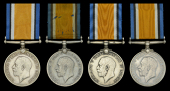 British War Medal 1914-20 (4) (Pte. G. L. S. Hobbs 3rd S.A.I.; Pte. C. D. Rosa. 3rd S.A.I.; Pte. T. F. Simmonds. 3rd...