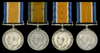 British War Medal 1914-20 (4) (Pte. G. L. S. Hobbs 3rd S.A.I.; Pte. C. D. Rosa. 3rd S.A.I.; Pte. T. F. Simmonds. 3rd...
