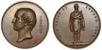 ENGLAND, Thomas Lawrence, 1860, a copper medal by G.G. Adams after E.H. Baily for the Art Union of London, bust...