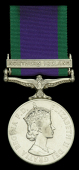 General Service 1962-2007, 1 clasp, Northern Ireland (6109785 W.O.Cl.1 G. E. Boynton RWF) rank officially corrected...