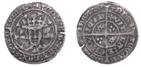 James III (1460-1488), Light issue, 1475, Groat, Berwick, mm. cross pattée, tall crown of five fleurs, tressure of...