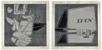 ENGLAND, Eve and Adam Before and After They Had Eaten the Forbidden Fruit, 2008, an assembled laser-etched acrylic...