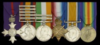 A Great War ‘Salonika operations’ M.B.E. group of six awarded to Captain and Quartermaster R. Ashton, Royal Army...