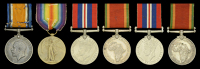 Family Group:

Four: Private W. B. Cherry, 4th Regiment, South African Infantry, later South African Corps of...