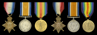 Three: Lance-Corporal J. J. Green, 4th Regiment, South African Infantry
1914-15 Star (Pte. J. J. Green 8th...