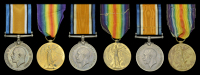 Pair: Corporal J. Dewar, 4th Regiment, South African Infantry
British War and Bilingual Victory Medals (Cpl. J....