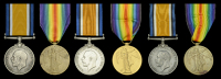 Pair: Sergeant A. Richards, 4th Regiment, South African Infantry
British War and Bilingual Victory Medals (Sjt. A....