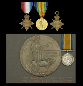 Pair: Corporal J. Brown, M.S.M., 4th Regiment, South African Infantry
1914-15 Star (Cpl. J. Brown 8th Infantry);...
