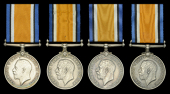 British War Medal 1914-20 (4) (Pte. G. Pigden. 4th S.A.I.; Pte. W. L. Randall. 4th S.A.I.; Pte. J. R. White. 4th...