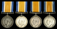 British War Medal 1914-20 (4) (2nd C/W.O. J. A. Scott 4th S.A.I.; Pte. A. A. Dreyer. 4th S.A.I.; Pte. A. E. Smith....