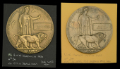 Memorial Plaque (2) (Charles Lyster Duff; Edmond William Henry Greenway) traces of adhesive to reverse of both,...