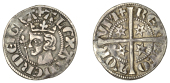 Alexander III (1249-1286), Second coinage, Sterling, class Mb1, mm. plain cross, bust left with wider hair, pellets...