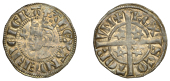 Alexander III (1249-1286), Second coinage, Sterling, class Mb2/E mule, mm. plain cross on obv., cross pattée on...