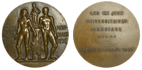 FRANCE, IXe Jeux Universitaires Mondiaux d’Été, Paris [World Summer University Games], 1947, a bronze award...