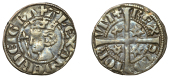 Alexander III (1249-1286), Second coinage, Sterling, class Mc2, mm. plain cross, bust left with wider hair, rev....