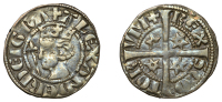 Alexander III (1249-1286), Second coinage, Sterling, class Mc2, mm. plain cross, bust left with wider hair, rev....