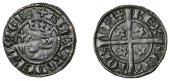 Alexander III (1249-1286), Second coinage, Sterling, class Mc2, mm. plain cross, bust left with wider hair, rev....