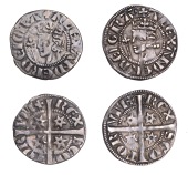 Alexander III (1249-1286), Second coinage, Sterlings (2), class Mb1, mm. plain cross, bust left with wider hair,...