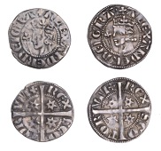 Alexander III (1249-1286), Second coinage, Sterlings (2), class Mb1, mm. plain cross, bust left with wider hair,...