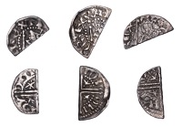 Alexander III (1249-1286), First coinage, Cut Halfpence (3), class III (2), Lanark, Wilam, wi la[––], 0.58g/1h...