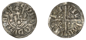 Edward III (1333-42), Halfpenny, Berwick-upon-Tweed, class VIIIb, bear’s head in second and third quarters, villa...