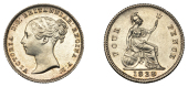 Victoria (1837-1901), Groat, 1838, second 8 of date over sideways 8 (ESC 3322; S 3913). Lightly toned with some...