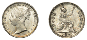 Victoria (1837-1901), Groat, 1842/1, 2 over 1 in date (ESC 3333; S 3913). Lightly toned, extremely fine, rare	...
