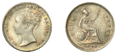 Victoria (1837-1901), Groat, 1843 (ESC 3334; S 3913). Prettily toned and lustrous, extremely fine	 £80-£100