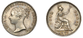 Victoria (1837-1901), Groat, 1845 (ESC 3337; S 3913). Very fine, toned	 £50-£60