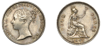 Victoria (1837-1901), Groat, 1845 (ESC 3337; S 3913). Very fine, toned	 £50-£60