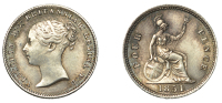 Victoria (1837-1901), Groat, 1851 (ESC 3345; S 3913). Cabinet tone, nearly extremely fine	 £80-£100