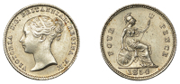 Victoria (1837-1901), Groat, 1854 (ESC 3351; S 3913). Toned, light scuffs to right of queen’s head, otherwise...