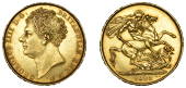 George IV (1820-1830), Two Pounds, 1823, edge iv (Hill T6; S 3798). Toned, good very fine	 £1,500-£1,800