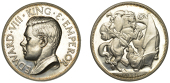 Edward VIII (1936), Fantasy silver Crown, 1936 [struck c.1955], by J. Pinches for G. Hearn, type I, 27.13g/12h...